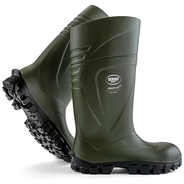 BEKINA BOOTS Gumena čizma visoka StepliteX O4 SolidGrip, zelena - 61589-1-1