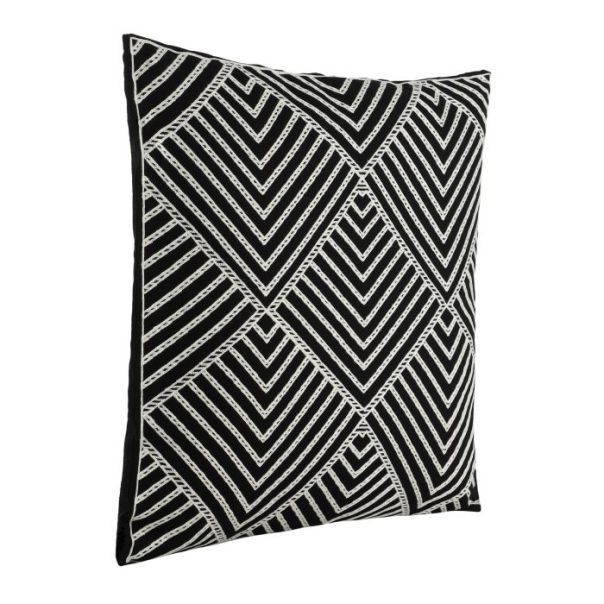 EGLO Dekorativni jastuk 45x45cm, crna/bela - 420005