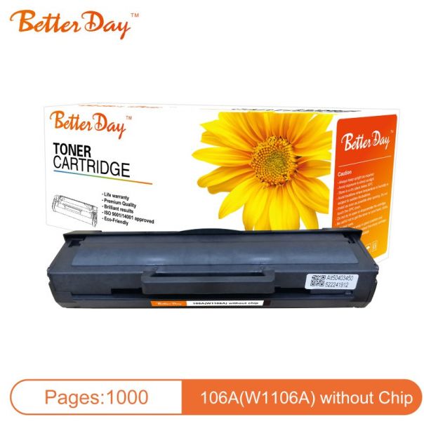 BETTERDAY Toner W1106A, 106A 107/135 zam. kaseta za HP 1k (bez cipa) - GM46404