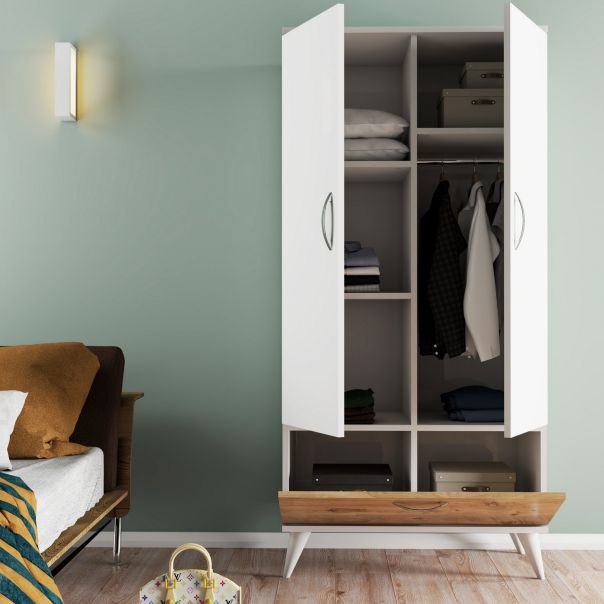 HANAH HOME Ormar GRD0203, bela/krem - 616TNM1211