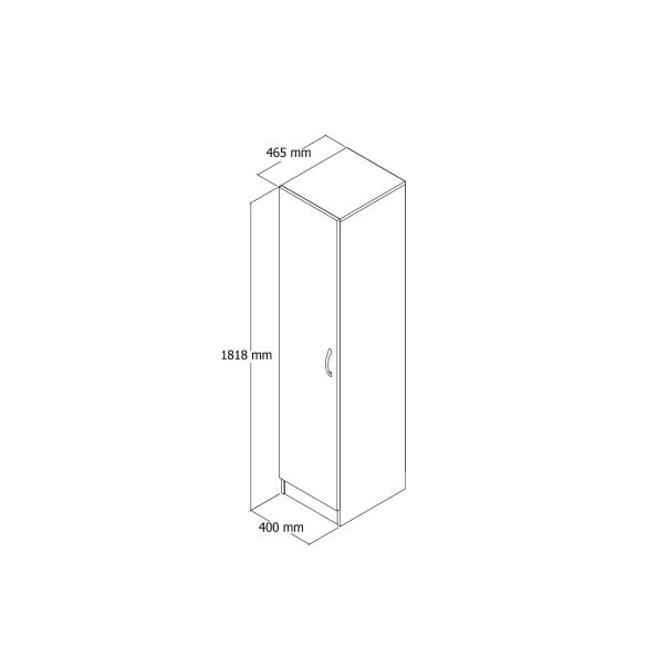HANAH HOME Ormar GRD0302, braon - 616TNM1213
