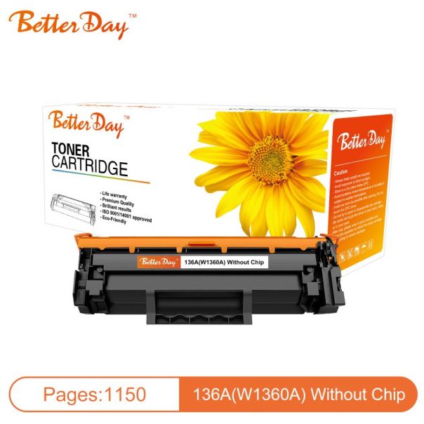 BETTERDAY Toner 136A, W1360A M211/M236 zam. kaseta za HP 1.15k (bez cipa) - GM46408