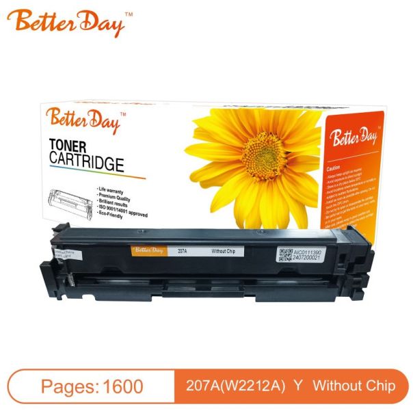 BETTERDAY Toner 207A(W2212A) M255/M283 zam. kaseta za HP Yellow 1.6k (bez cipa) - GM46417