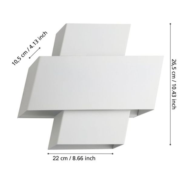 EGLO Zidna lampa Timparossa E27 40W - 900525