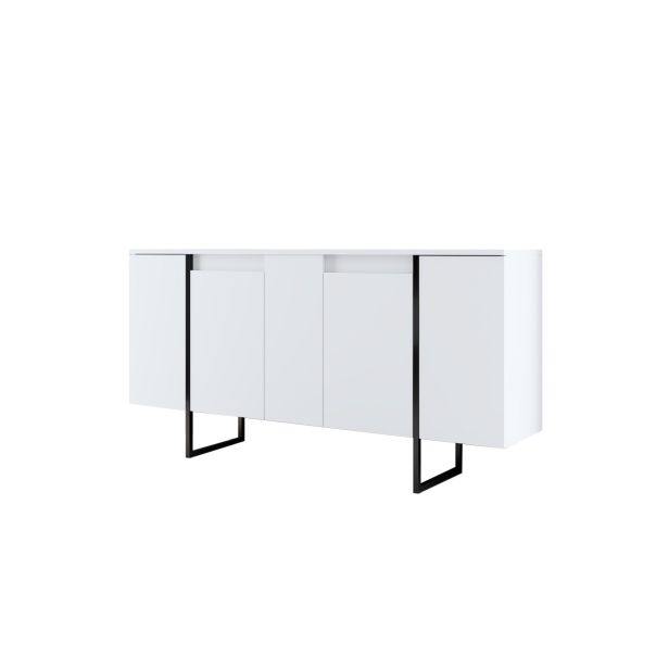 HANAH HOME Set nameštaja za dnevnu sobu Luxe, bela/crna - 618BLY1182