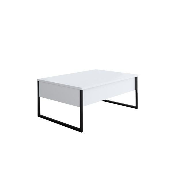 HANAH HOME Set nameštaja za dnevnu sobu Luxe, bela/crna - 618BLY1182