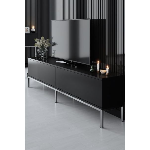 HANAH HOME TV komoda Lord, crna/siva - 618BLY1216