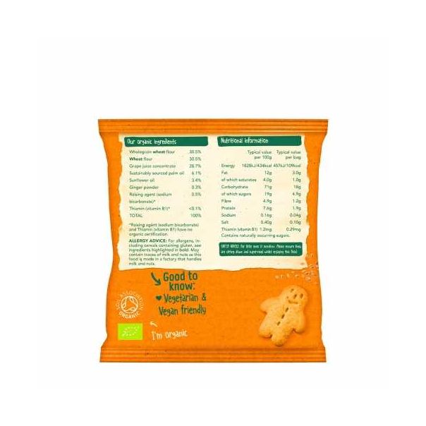 ORGANIX Organski biskviti – džindžermen 25 gr (12m+) - 619304-25