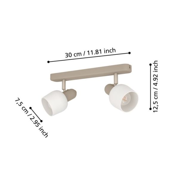 EGLO Spot Corato E14 2X18W - 900715