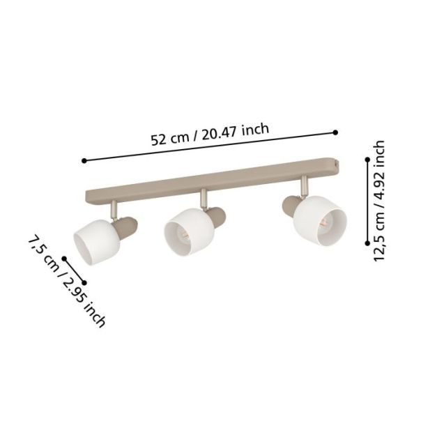 EGLO Spot Corato E14 3X18W - 900716