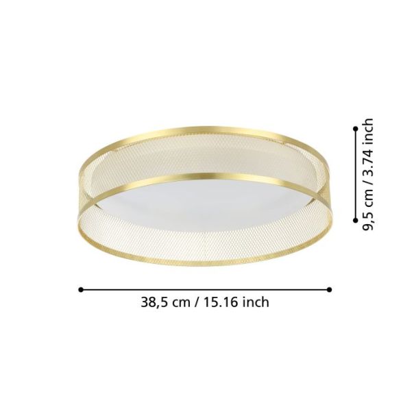 EGLO Plafonjera Luppineria LED 20W 3000K, toplo bela - 900796