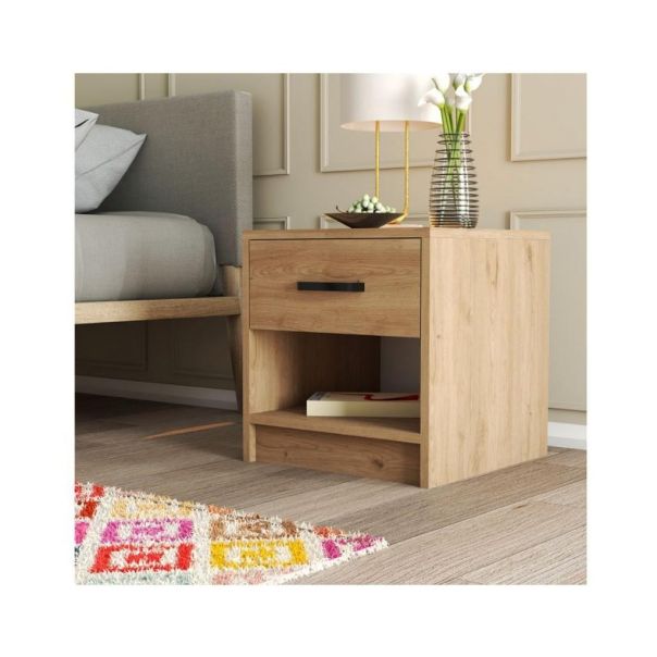 HANAH HOME Noćni ormarić Grande 3622, krem - 389MZA1708