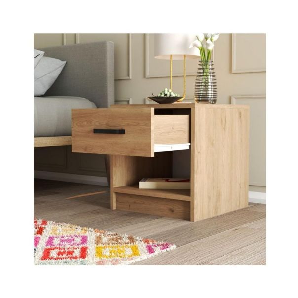 HANAH HOME Noćni ormarić Grande 3622, krem - 389MZA1708