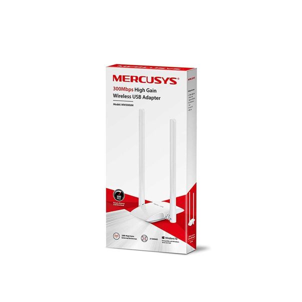 MERCUSYS Wireless USB Adapter MW300UH 300MBps 2x5dbi - 6935364099602