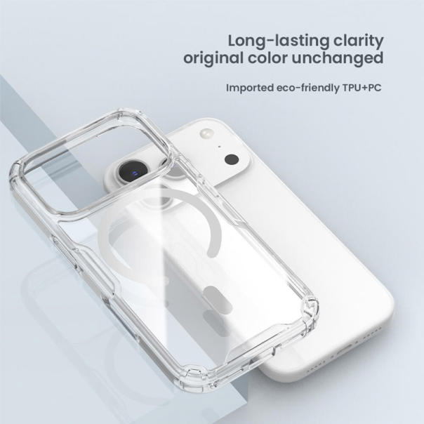 Maska za iPhone 17 Pro Nillkin Nature Pro Magnetic bela - EP2620695