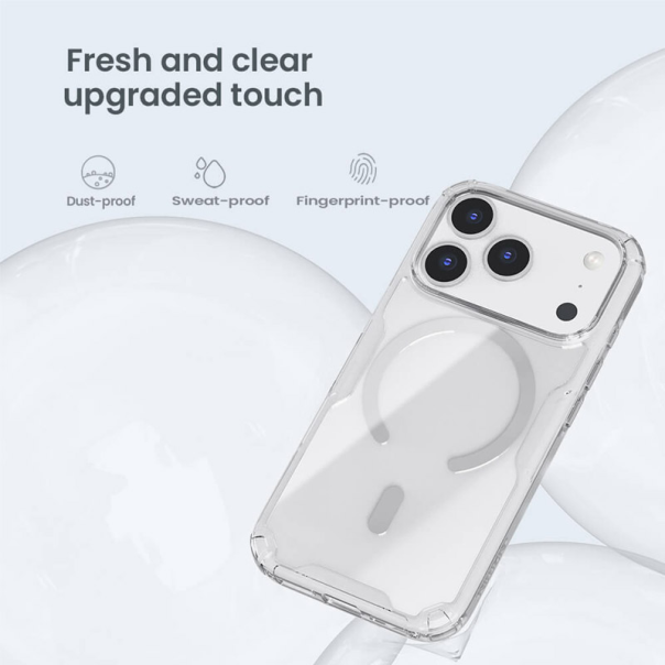 Maska za iPhone 17 Pro Nillkin Nature Pro Magnetic bela - EP2620695