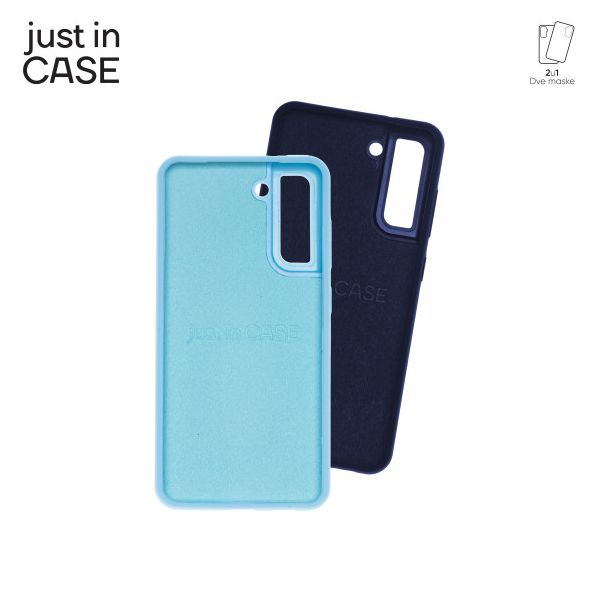 JUST IN CASE 2u1 Extra case MIX PLUS plavi paket za S21FE - MIXPL210BL