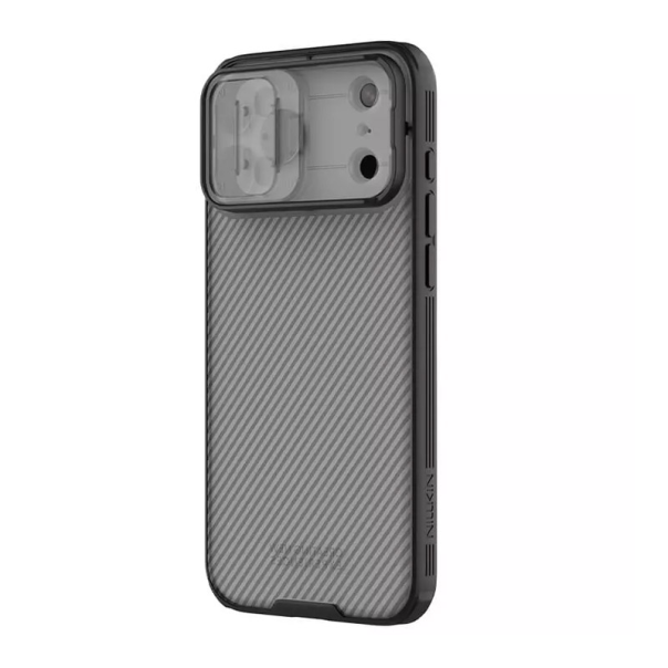 Maska za iPhone 17 Pro Max Nillkin CamShield Pro transparent crna - 620509