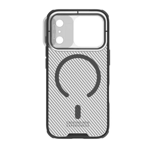 Maska za iPhone 17 Pro Max Nillkin CamShield Pro Magnetic transparent crna - 620523