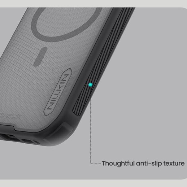 Maska za iPhone 17 Nillkin Super Frosted Shield Pro Magnetic transparent crna - EP2760181