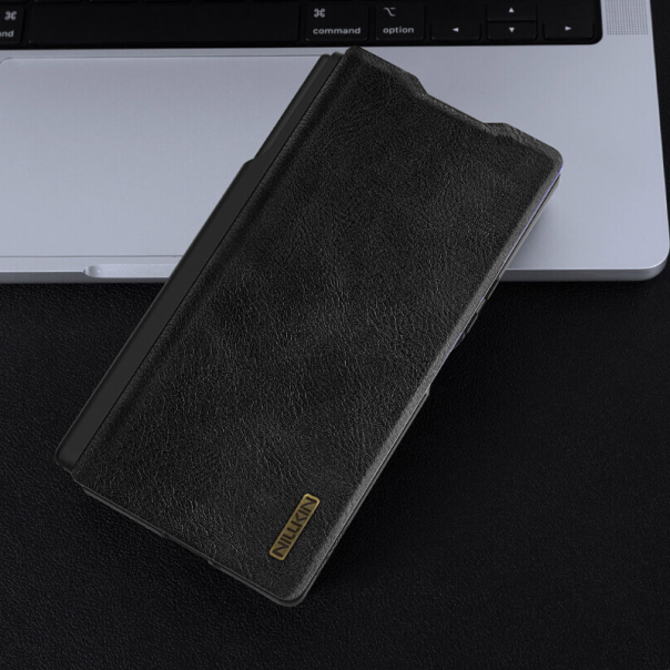 Maska na preklop Nillkin Qin Leather (with Pen) Samsung Galaxy Z Fold 7 crna - EP2590131