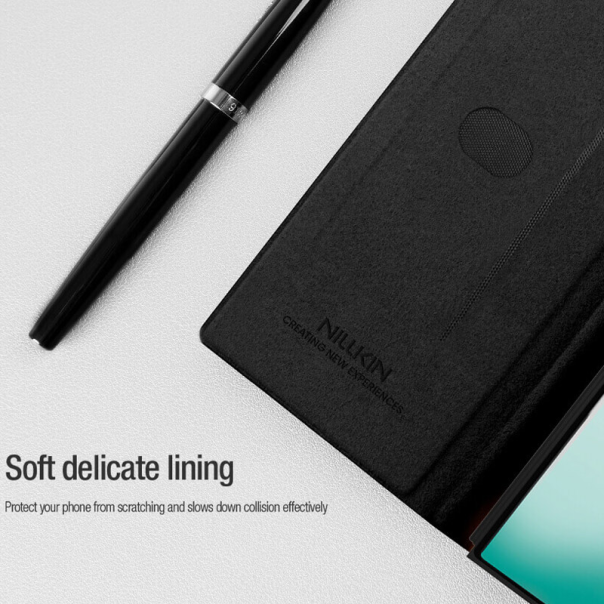 Maska na preklop Nillkin Qin Leather (with Pen) Samsung Galaxy Z Fold 7 crna - EP2590131