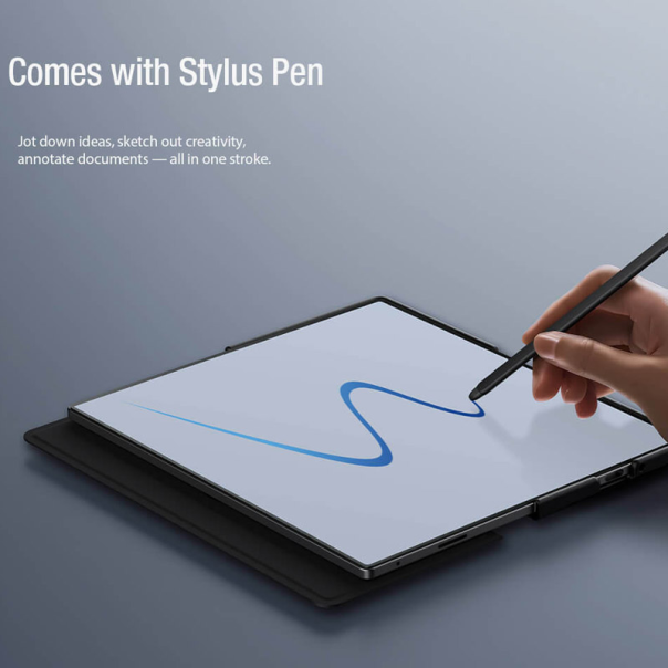 Maska na preklop Nillkin Qin Leather (with Pen) Samsung Galaxy Z Fold 7 crna - EP2590131