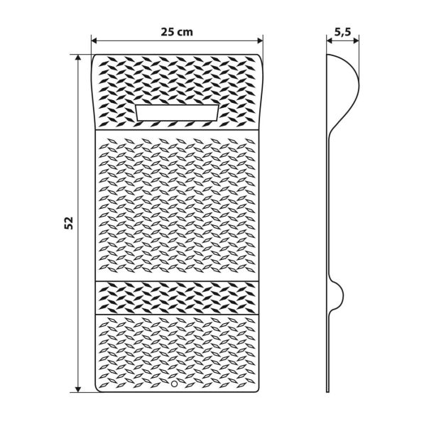 LAMPA ACCESSORIES Graničnik za garažu 52X25cm - 62101
