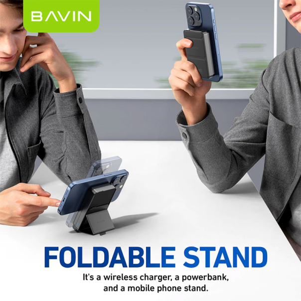 Power Bank Bavin Mag Charger PC026 pro 10000 mAh crni - 621111