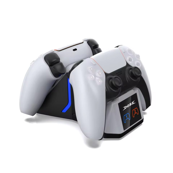 Docking station DOBE držač sa USB punjačem za 2 PS5 kontrolera TP5-0563S crno-beli - 621224