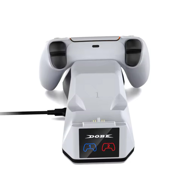 Docking station DOBE držač sa USB punjačem za 2 PS5 kontrolera TP5-0563S crno-beli - 621224