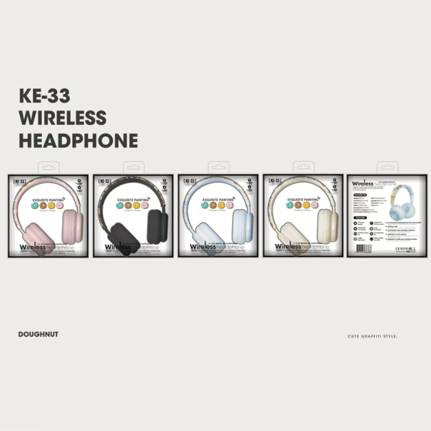 Bluetooth slušalice KE33 bele - 621252