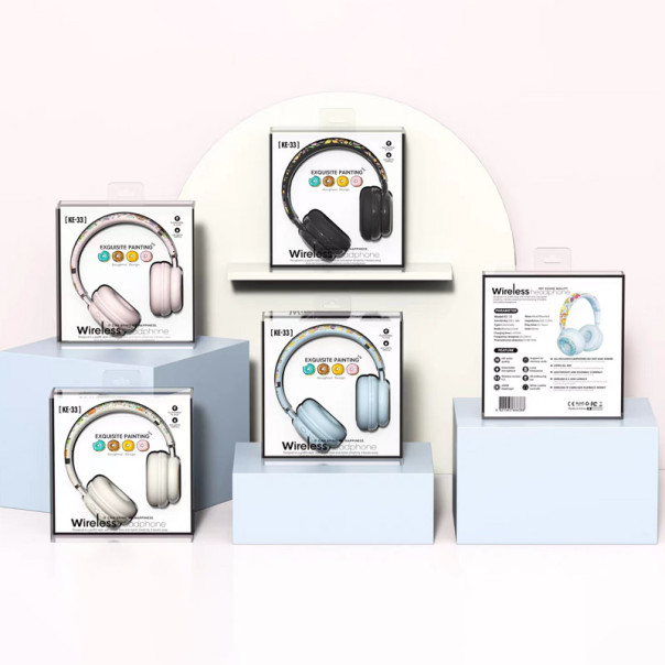 Bluetooth slušalice KE33 plave - 621253