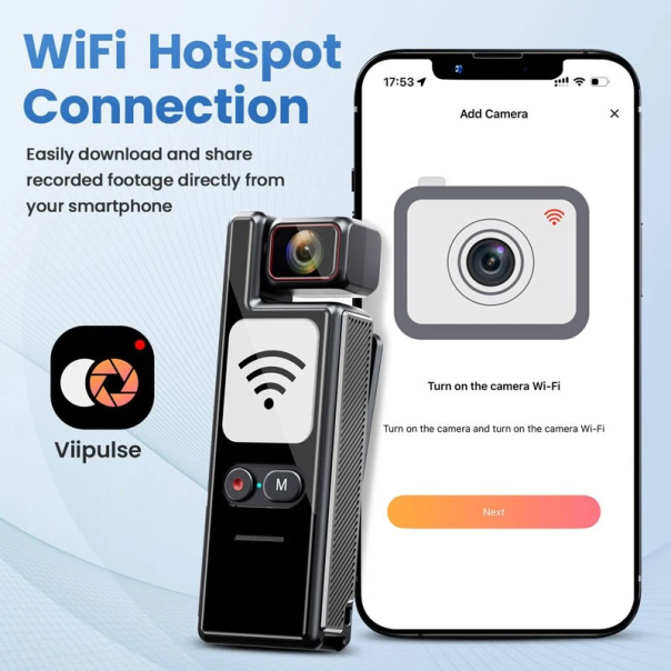 Akciona kamera pocket L17 (IP Waterproof) 4K Ultra HD - 621403