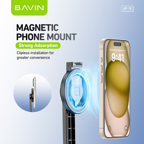 Stativ Tripod za mobilni telefon magnetni Bavin AP-18 - 621409