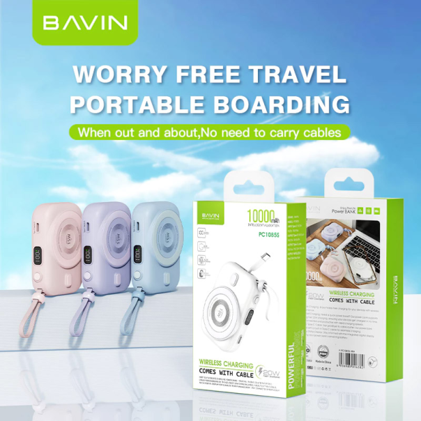 Power Bank Bavin Mag Charger PC1085S 10000 mAh beli - 621413