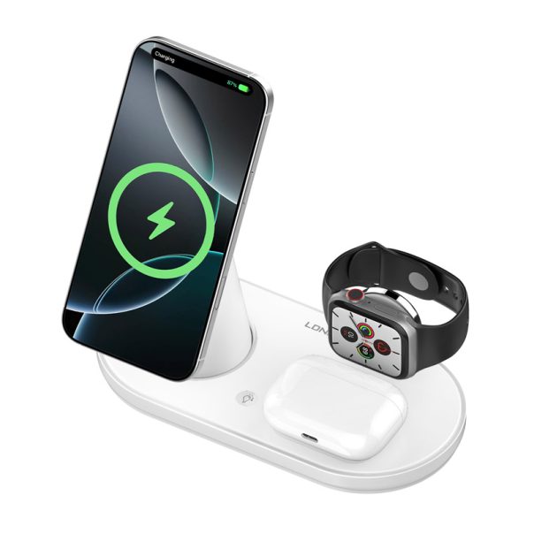 Bezicni punjač LDNIO WL01 5u1 beli - EP2859361