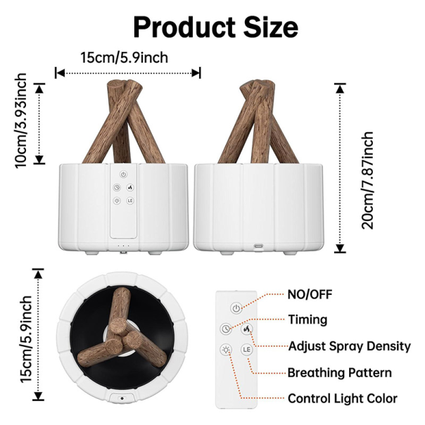 Difuzer Bonfire Pro beli - EP2843424