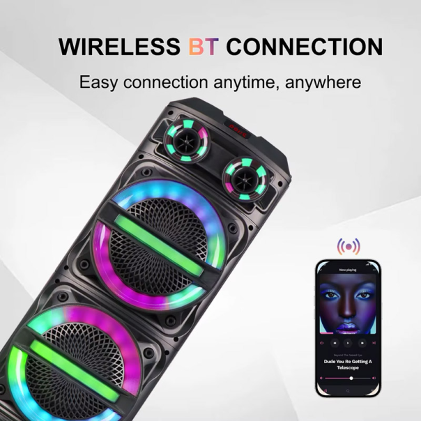 Bluetooth zvučnik ZQS-8315 crni - EP2841299