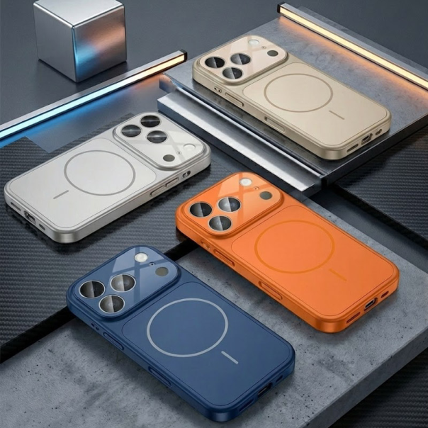 Maska za iPhone 17 Pro Max Mag Case ColorLoop srebrna - 622144