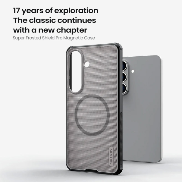 Maska za Samsung S26 Nillkin Super Frosted Shield Pro Magnetic transparent crna - EP2849346