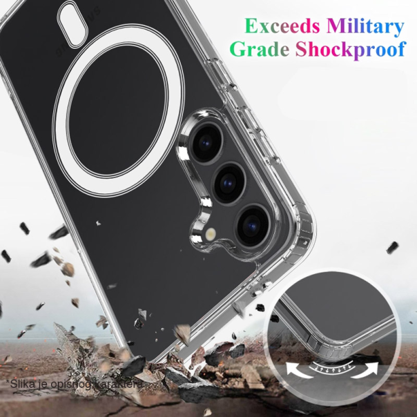 Maska za Samsung S26 Berlia Clear Mag Case Premium transparent - 622402