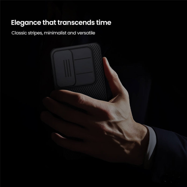 Maska za Samsung S25 FE/ S731B Nillkin CamShield Pro crna - EP2745277