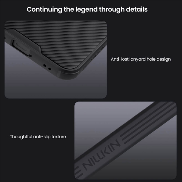 Maska za Samsung S25 FE/ S731B Nillkin CamShield Pro crna - EP2745277