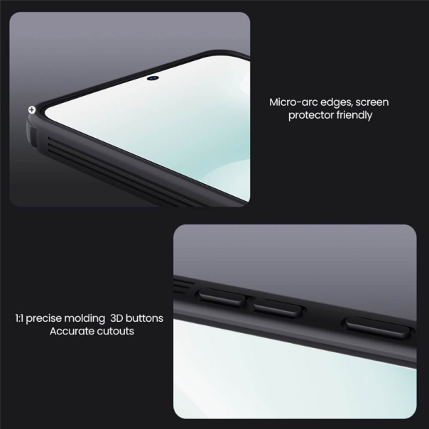 Maska za Samsung S25 FE/ S731B Nillkin CamShield Pro crna - EP2745277