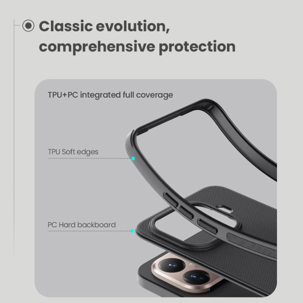 Maska za Xiaomi 15T Pro Nillkin Super Frosted Shield Pro crna - EP2745280