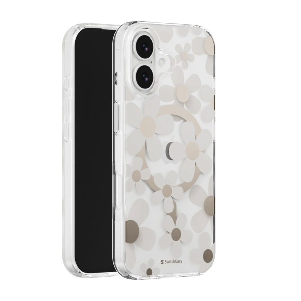 Maska za iPhone 17 Mag Case SwitchEasy Fleur roze zlatna - 622508