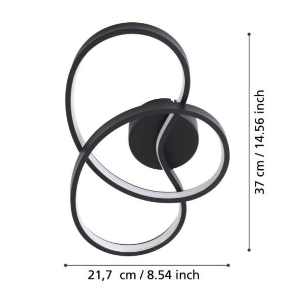 EGLO Zidna lampa Gianella LED 14,5W 3000K, toplo bela - 900949