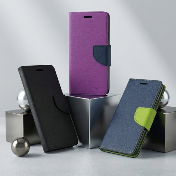 Maska za Honor X5c/ Honor X5c Plus na preklop Mercury ljubičasta - 622674