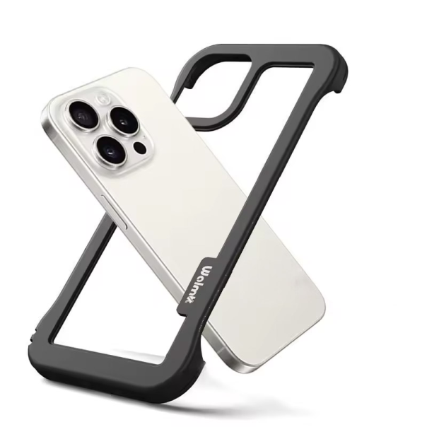 Maska za iPhone 17 Wolmtt Candy Bumper bela - 622712